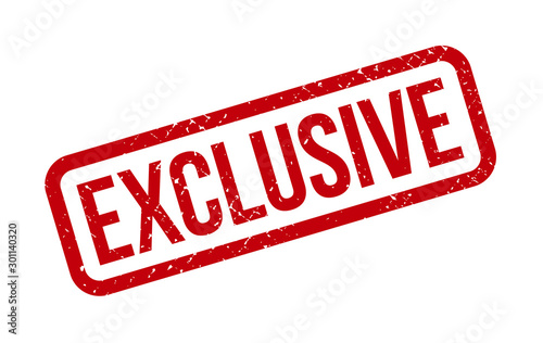 Exclusive Grunge Rubber Stamp On White Background, Vector Illustration