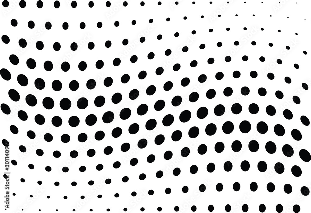 Abstract halftone wave dotted background. Halftone twisted grunge pattern, dot, circle. Vector modern optical halftone pop art texture for poster, business card, cover, label mock-up, sticker layout Abstract halftone wave dotted background. Halftone twisted grunge pattern, dot, circle. Vector modern optical halftone pop art texture for poster, business card, cover, label mock-up, sticker layout