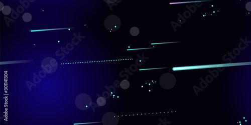 Fast Effect. Motion Neon. Seamless Pattern. Glitch