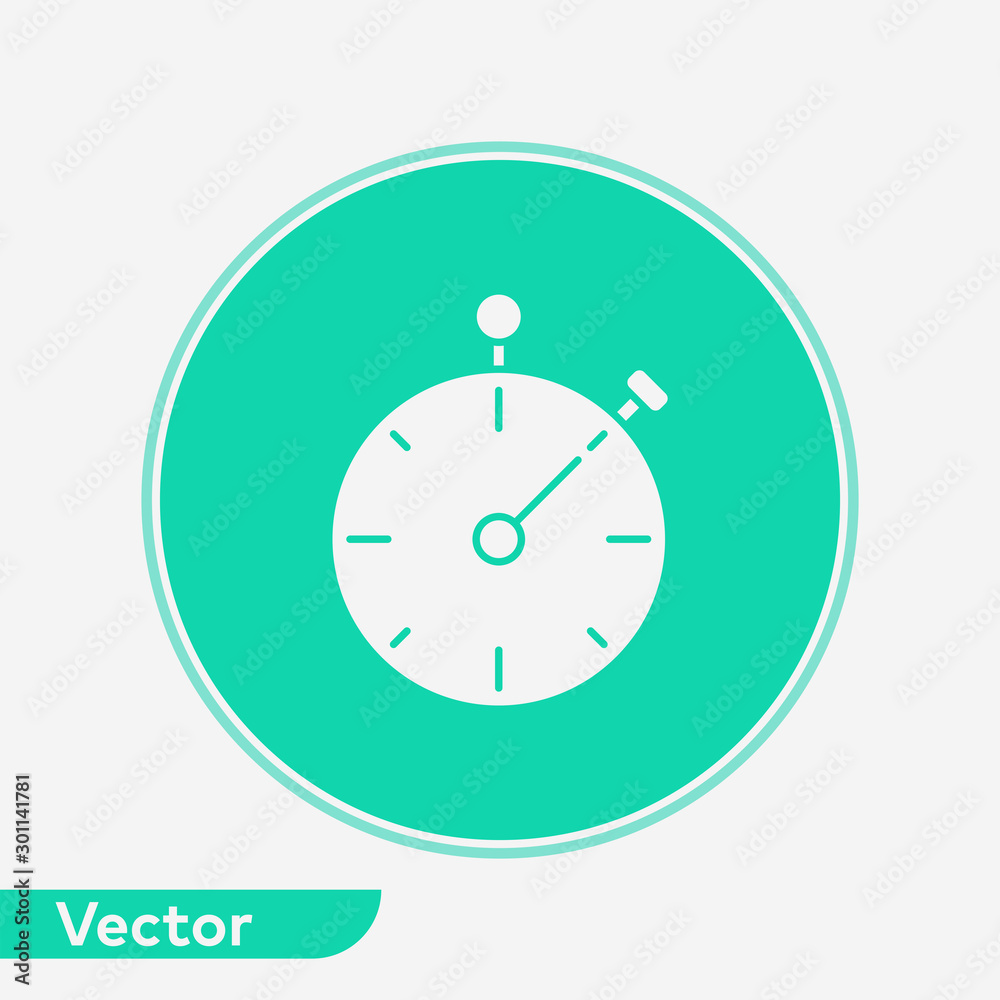 Stopwatch vector icon sign symbol Stopwatch vector icon sign symbol