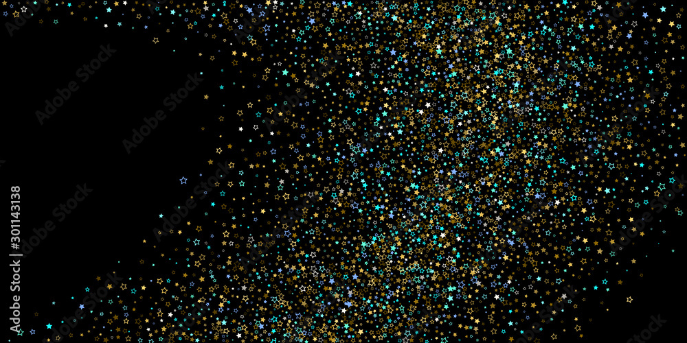 Gold, Blue stars, sprocket, shiny confetti. Gold, Blue stars, sprocket, shiny confetti.