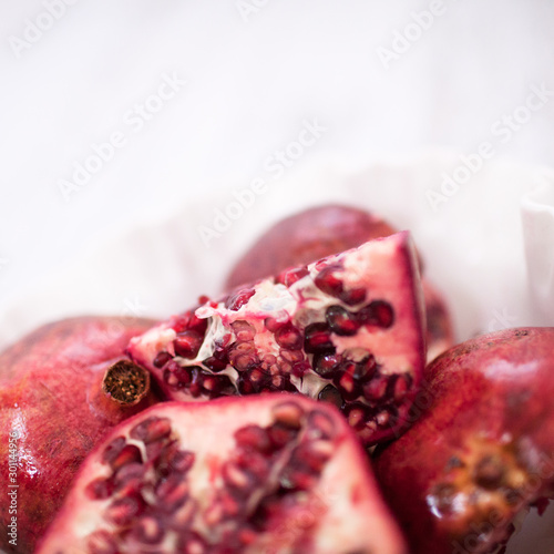 Pomegranate Fruit Bowl Red