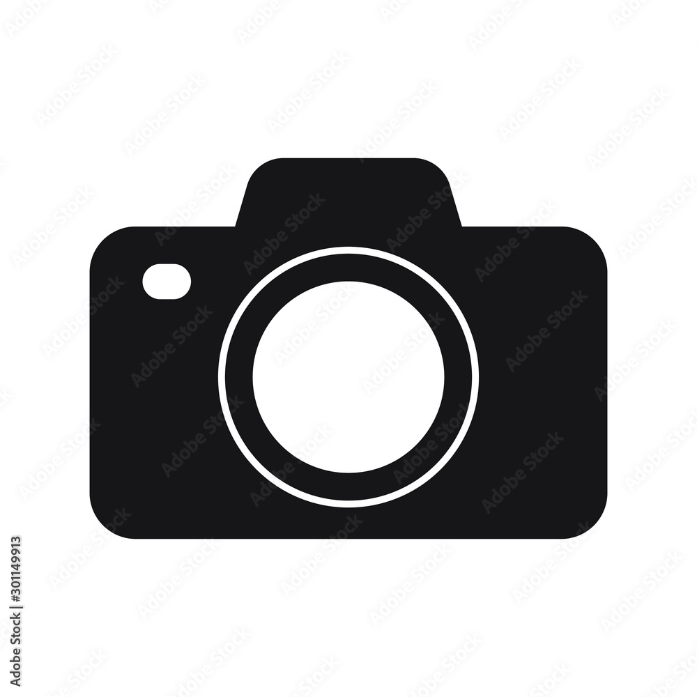 Photo camera vector icon Photo camera vector icon