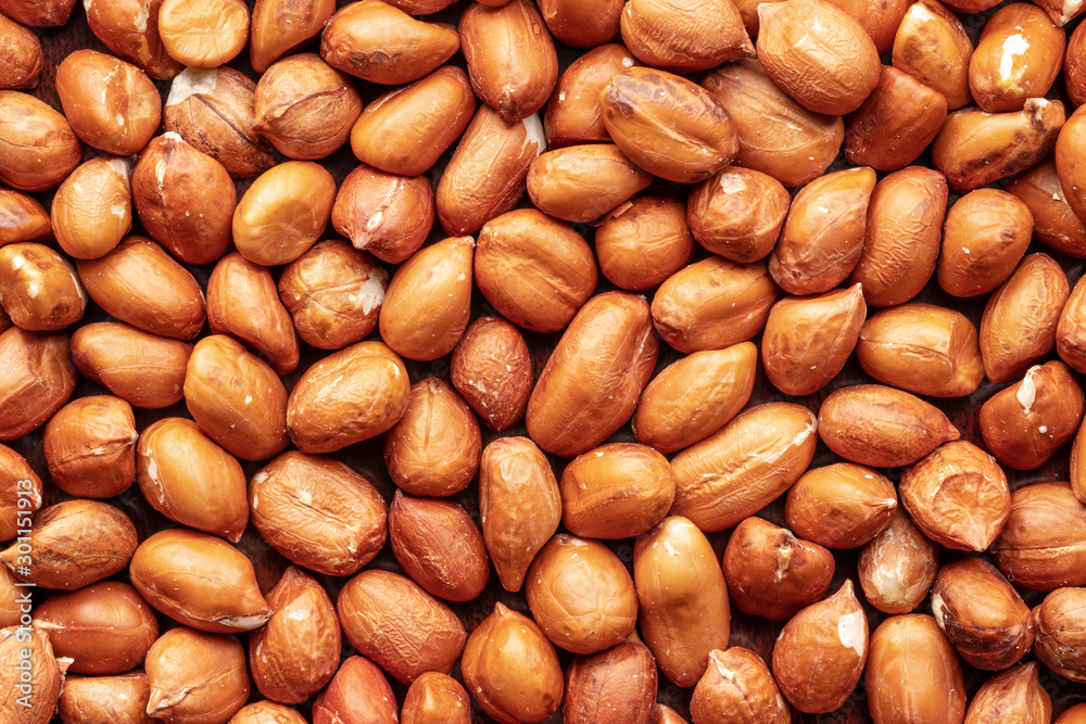 Close up of raw peanust Close up of raw peanust