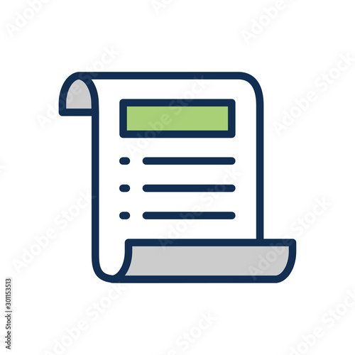 In Compliance Icon with paper, checks & list