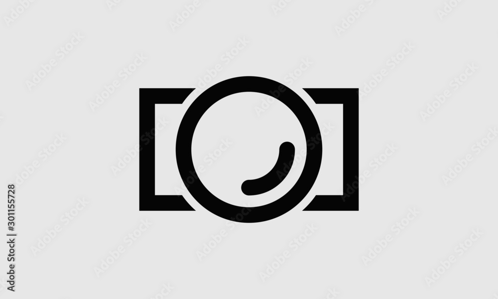 Camera Icon Logo Flat Design. Outline Camera Design for Logo,Icon, App. Camera Icon Logo Flat Design. Outline Camera Design for Logo,Icon, App.