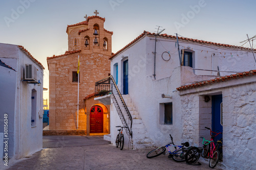 Fototapeta Naklejka Na Ścianę i Meble -  Megalochori village, Agistri.