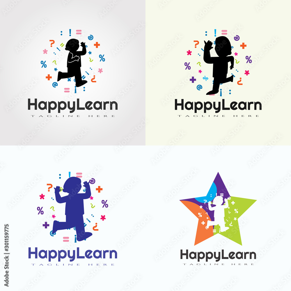 collection of educational logos