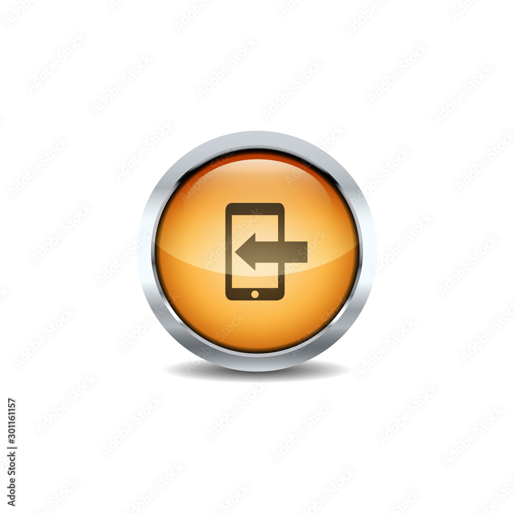 3D Shiny ui circle button style vector icon set design 3D Shiny ui circle button style vector icon set design