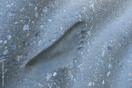 Obraz na płótnie traces in the sand w salonie