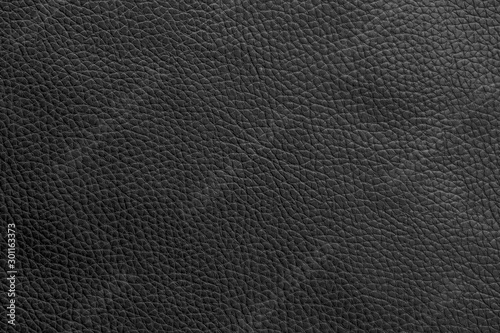 Black leather texture and background © tendo23