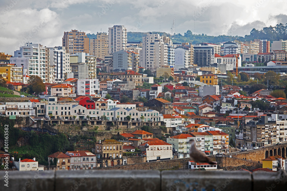 Landscape in which the city of Porto