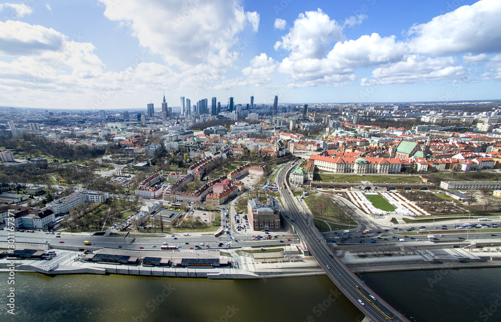 Aerial view of Warsaw 2