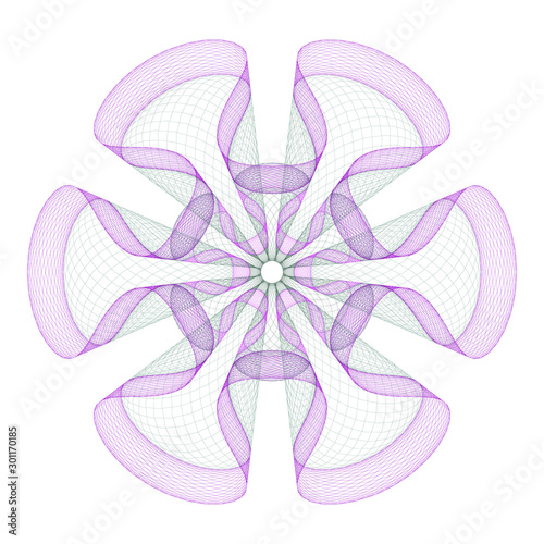 Watermark  background certificate  Guilloche  element security