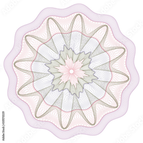 Watermark  background certificate  Guilloche  element security