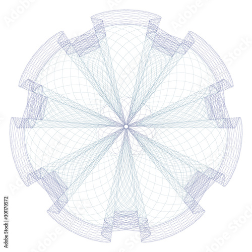 Watermark  background certificate  Guilloche  element security