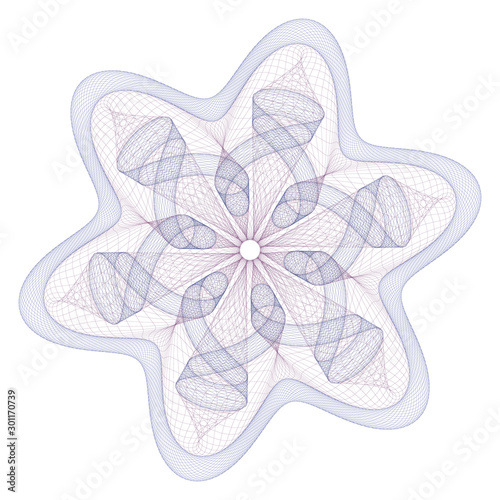 Watermark  background certificate  Guilloche  element security