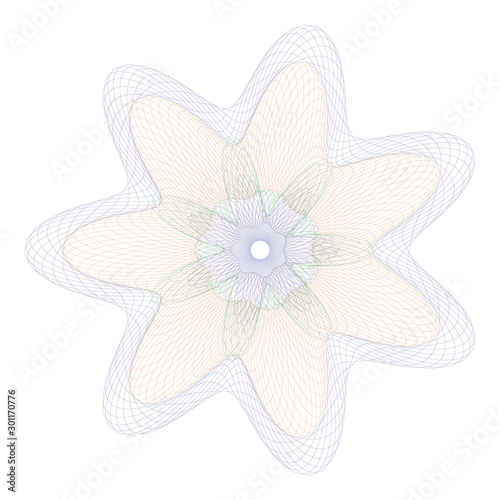 Watermark  background certificate  Guilloche  element security