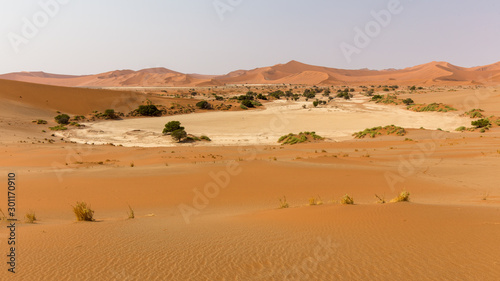 panorama on the Sossusvlei side near Sesriem, Namibia