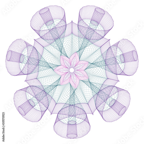Watermark  background certificate  Guilloche  element security