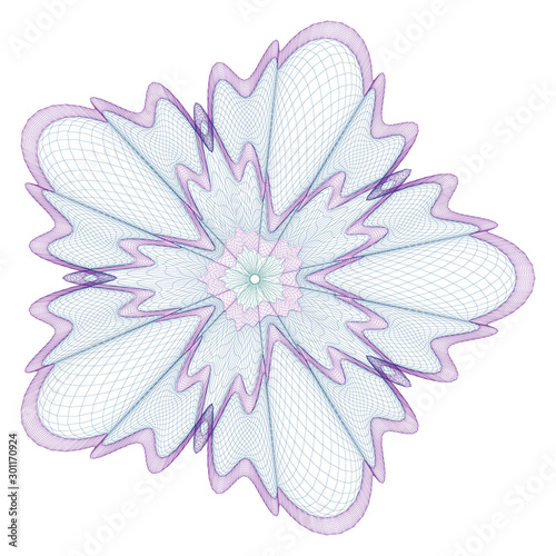 Watermark  background certificate  Guilloche  element security