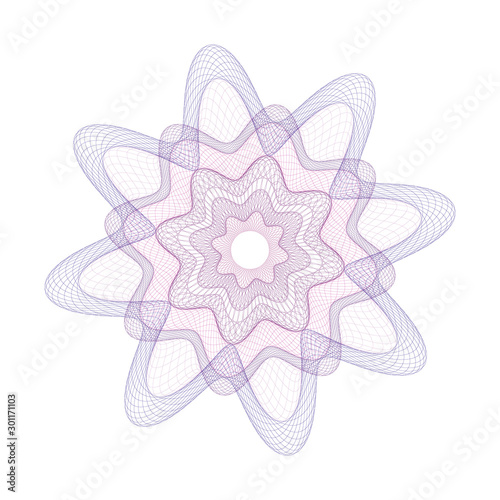Watermark  background certificate  Guilloche  element security