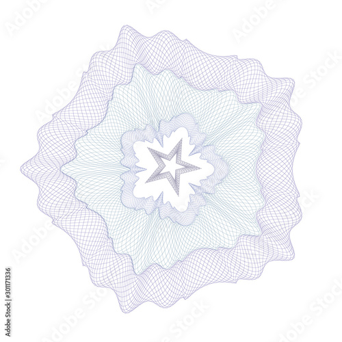 Watermark  background certificate  Guilloche  element security