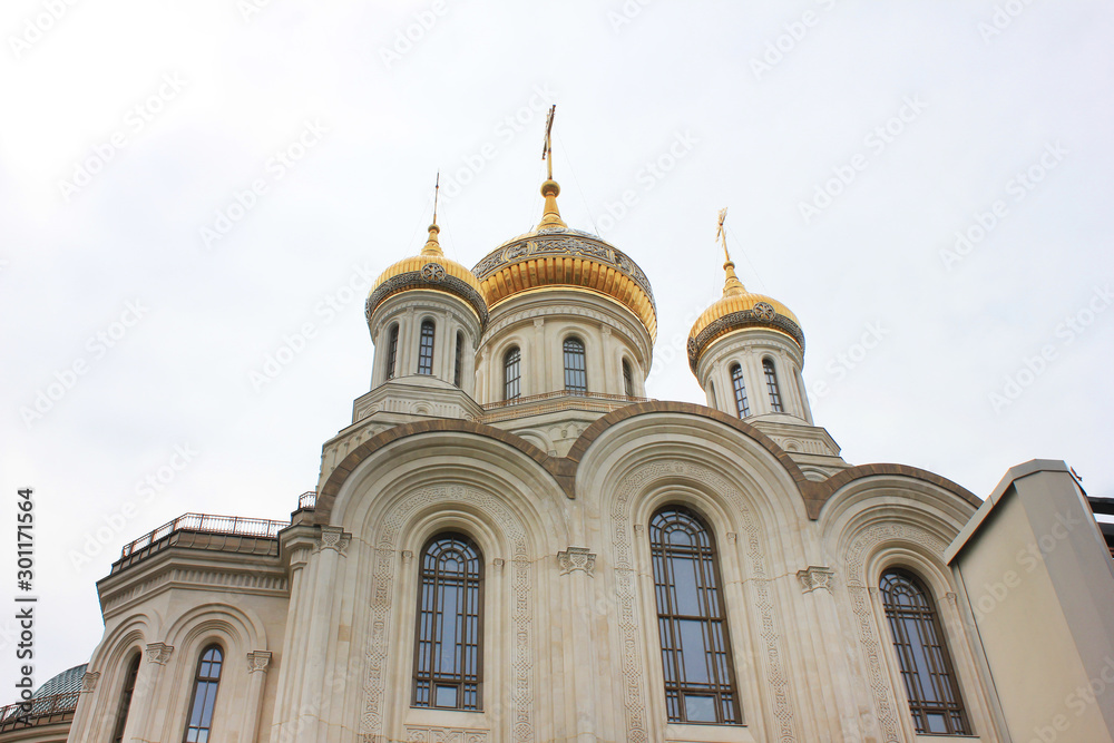 New Martyrs and Confessors of the Russia orthodox church architecture in Moscow, Russia 