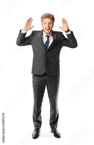 Portrait of happy businessm...