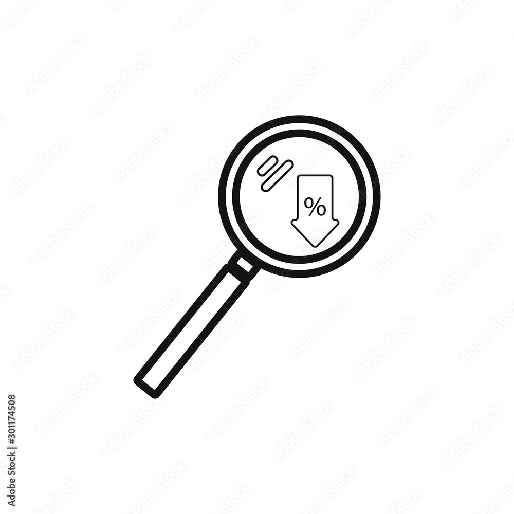 simple vector icon of smartphone looking for offers simple vector icon of smartphone looking for offers