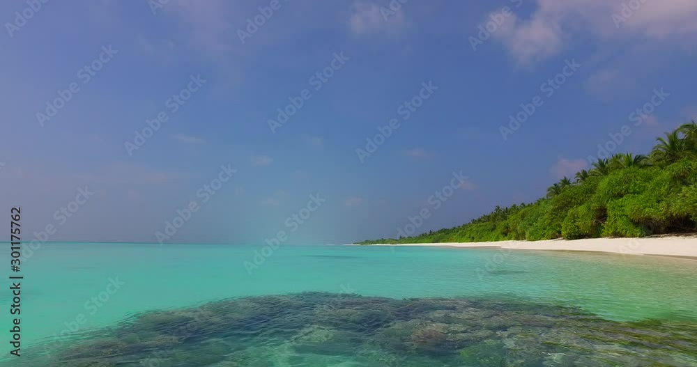 Tropical Island resort in the Caribbean, perfect clear ocean lagoon Tropical Island resort in the Caribbean, perfect clear ocean lagoon