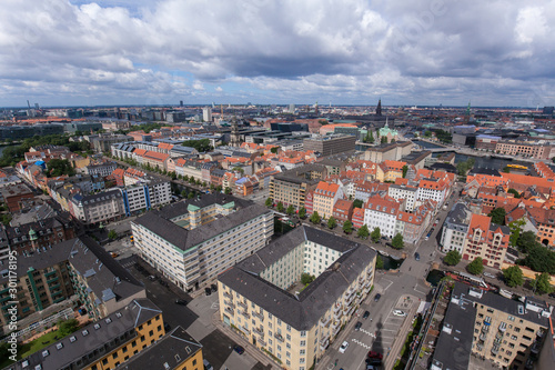 デンマーク、コペンハーゲン、救世主教会からの眺め 2016年7月 © Genza