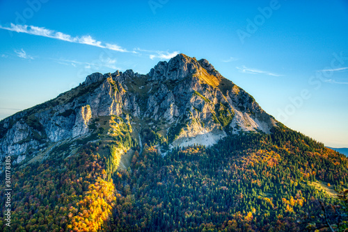 the most beautiful mountain in Slovakia: Velky Rozsutec at sunrise