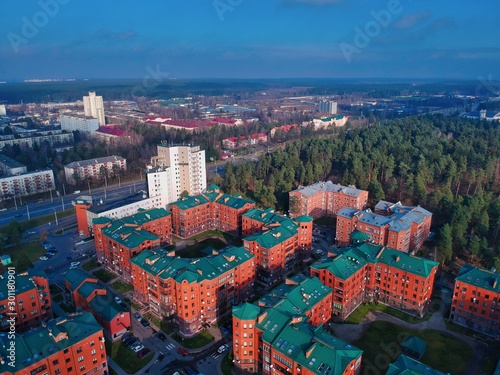  Aerial view of Minsk, Belarus