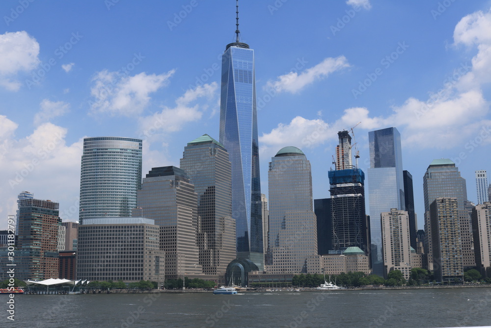 skyline of new york city