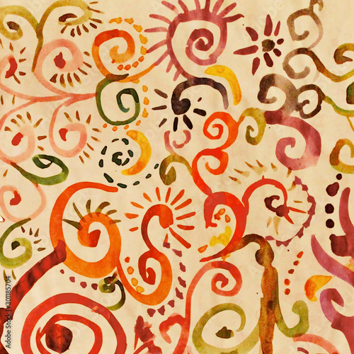 Abstract Painting Color