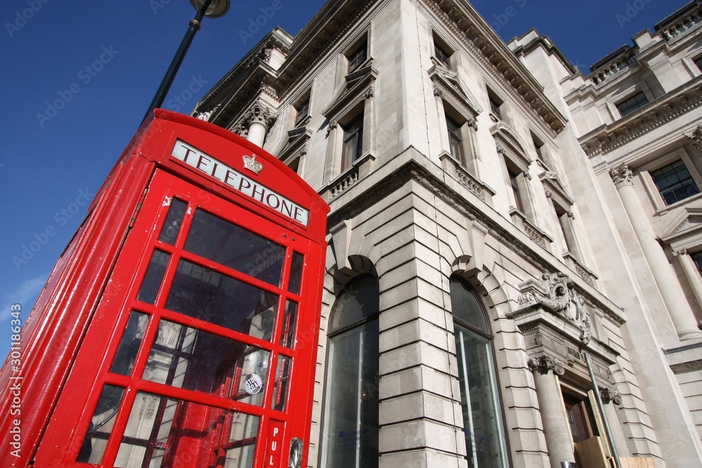 London phone booth