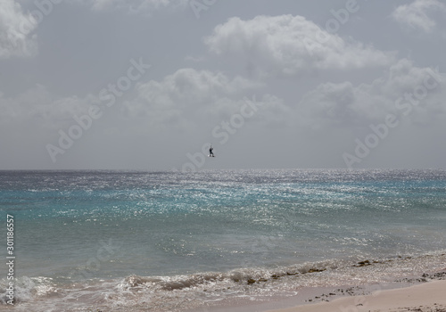 Kitesurfing Caribbean Sea Bonaire island water sport