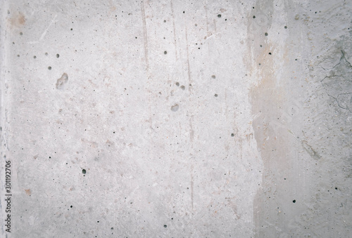 Old concrete walls, concrete backgrounds with pitted surfaces