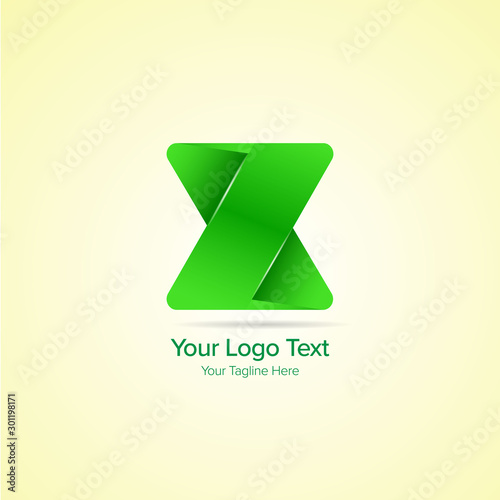 Letter Z & X logo icon design template elements