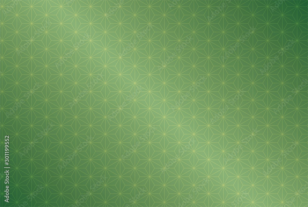 緑色のグラデーションの背景と麻の葉模様の壁紙 Stock Vector Adobe Stock 緑色のグラデーションの背景と麻の葉模様の壁紙 Stock Vector Adobe Stock