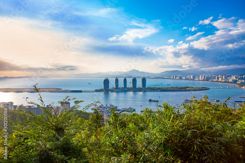 China Hainan Island Landscape Sunset Sea View