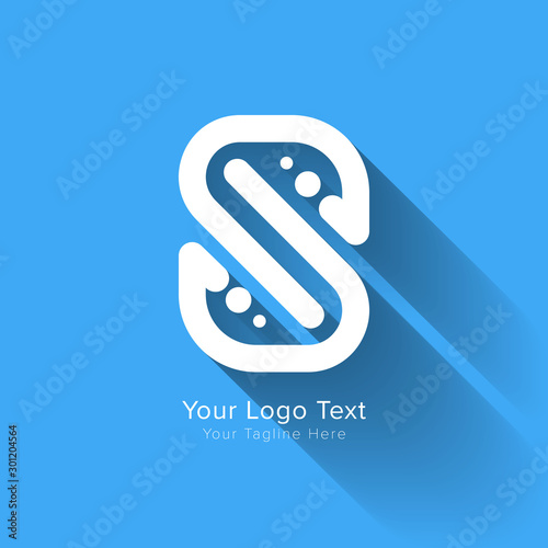 Letter S logo icon design template elements