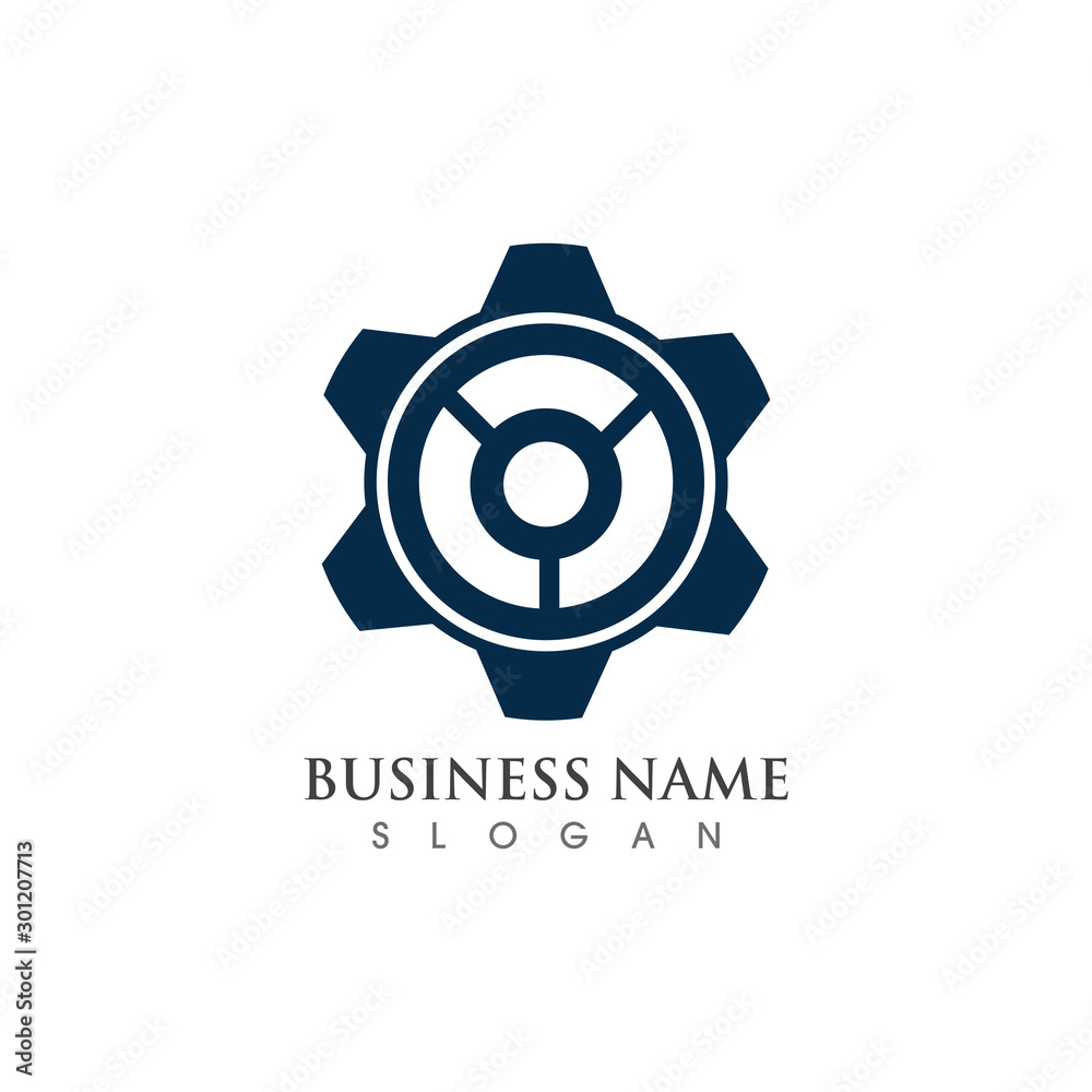 Gear Logo Template vector icon illustration design Gear Logo Template vector icon illustration design