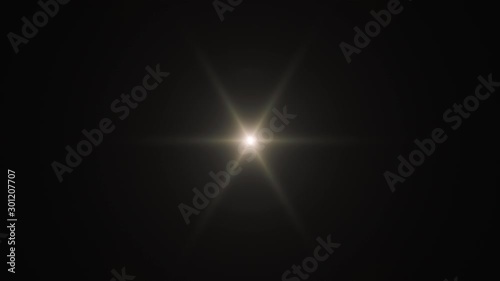Wallpaper Mural Optical Lens Flare Effect, Light Burst, Fading, Shine Animation. Overlay Video. High Quality 4K Resolution. Torontodigital.ca