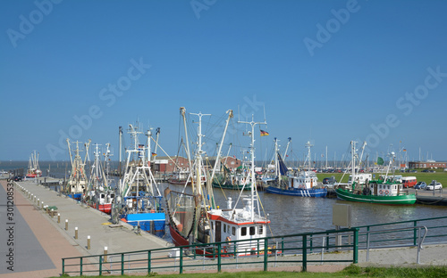 Hafen von Accumersiel an der Nordsee,Ostfriesland,Niedersachsen,Deutschland photo