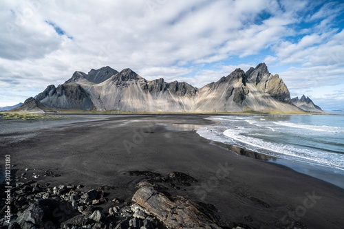 vestrahorn in southern Icel...