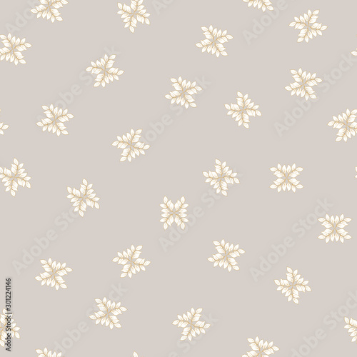 Floral Seamless pattern, background with In art nouveau style, vintage, old, retro style. Colored vector illustration..