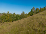 The European scenery of the hilly nature of Belarus