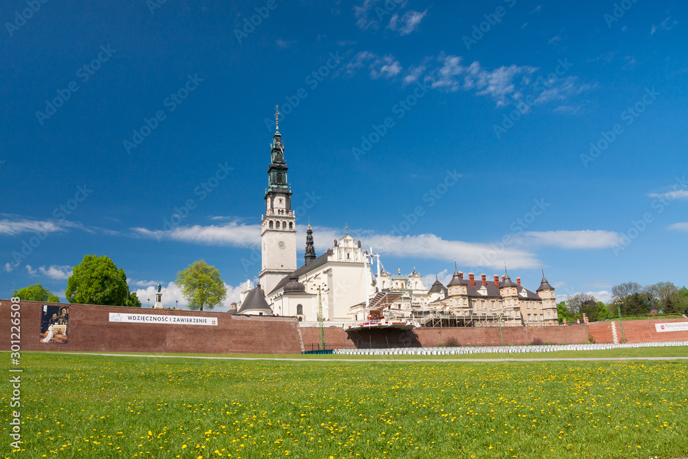 Obraz premium Jasna Góra - Klasztor Jasnogórski - Częstochowa